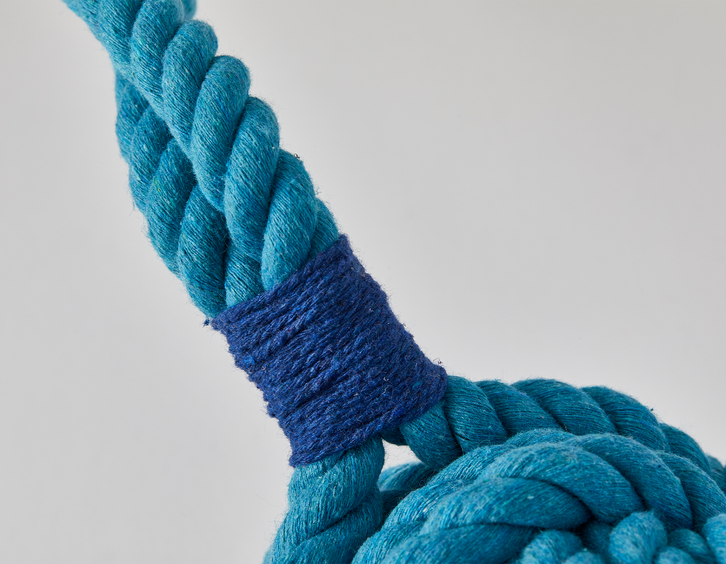 Blue Celtic Knot Tie Rope Dog Toy