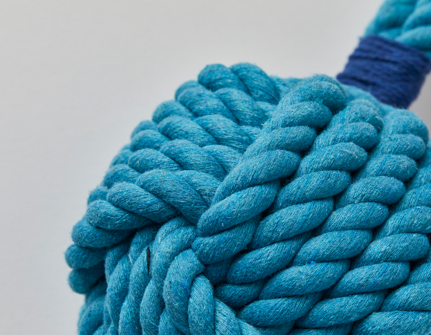 Blue Celtic Knot Tie Rope Dog Toy