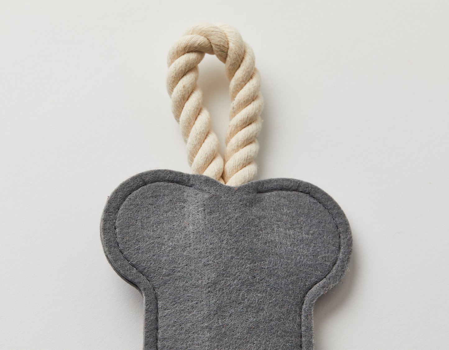 Hitch and Bone Black Rope Dog Toy